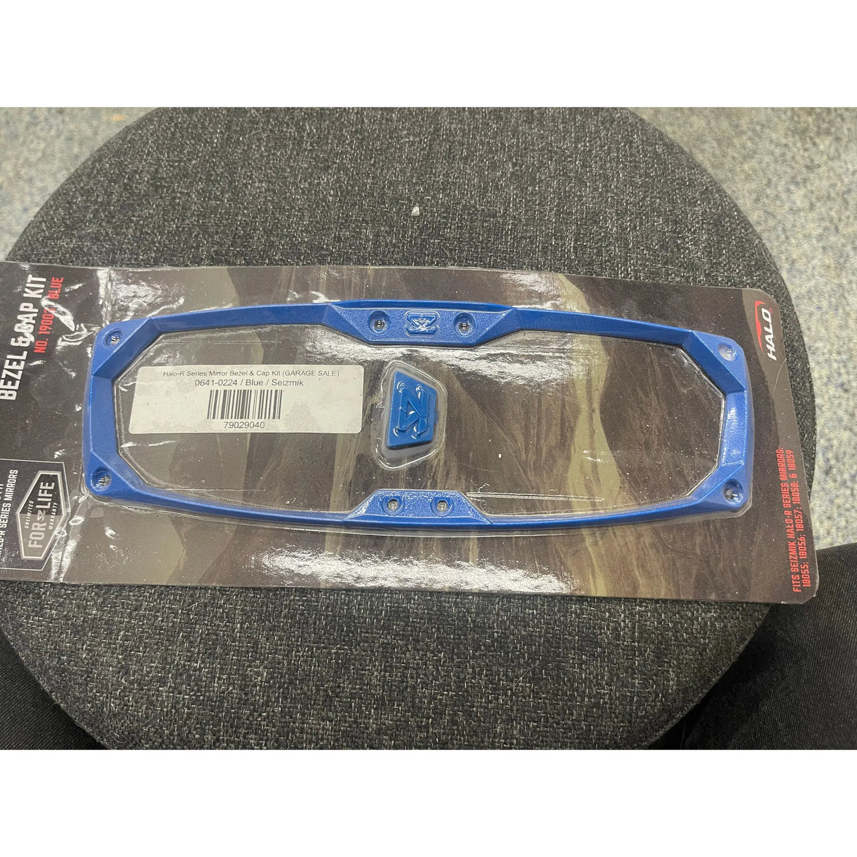 Halo-R Mirror Bezel & Cap Kit BLUE (GARAGE SALE)