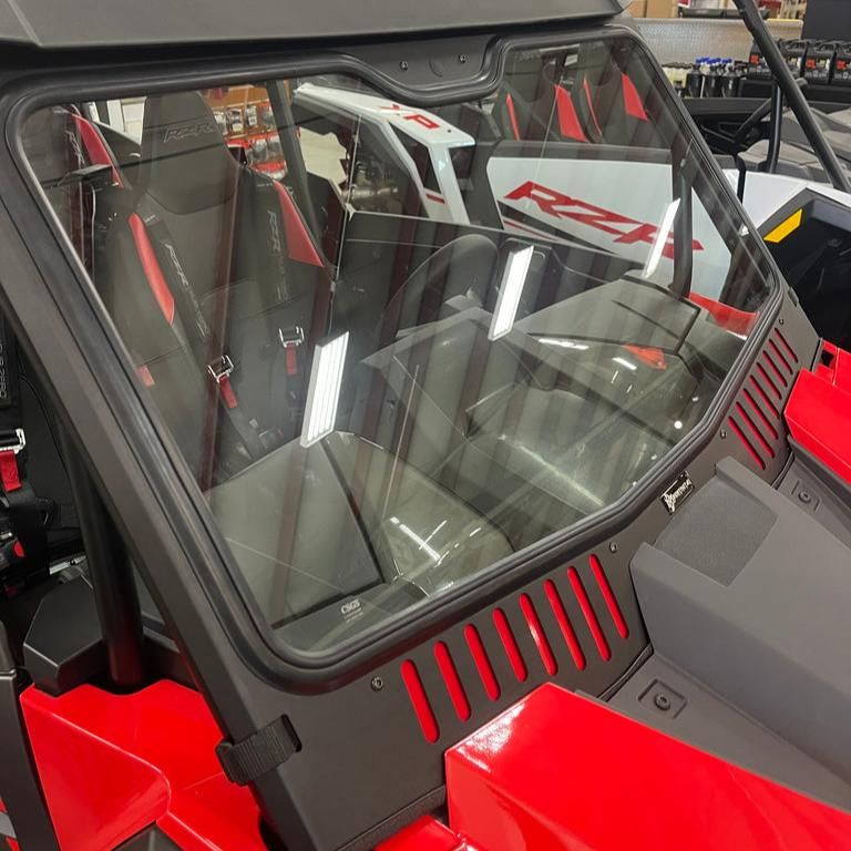 Polaris RZR XP Vented Glass Windshield | Bent Metal