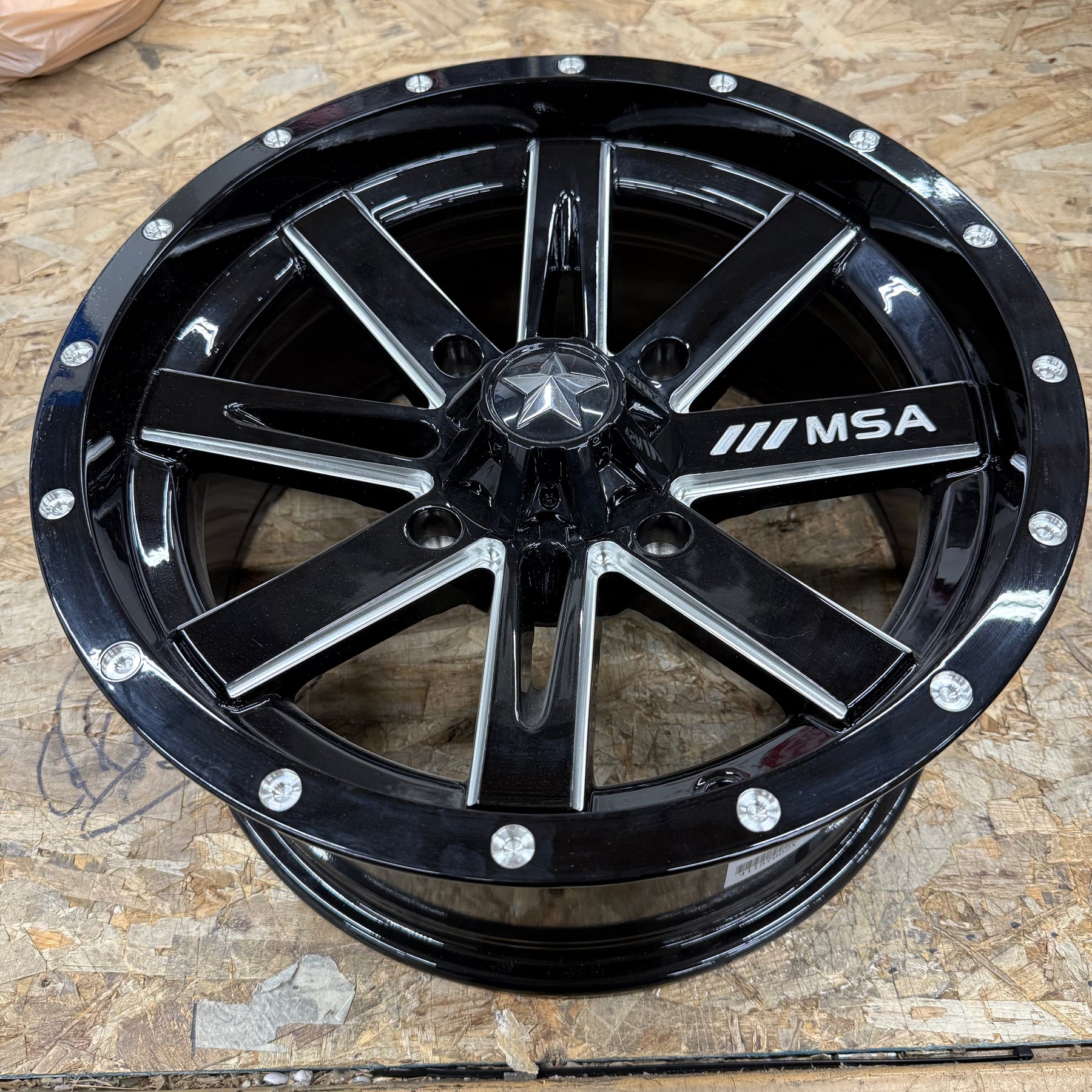 MSA Wheel 4x137 15x7 (10mm) (GARAGE SALE)