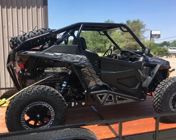 Polaris RZR 2-Seat Raw Standard Bumper Cage with Tire Carrier