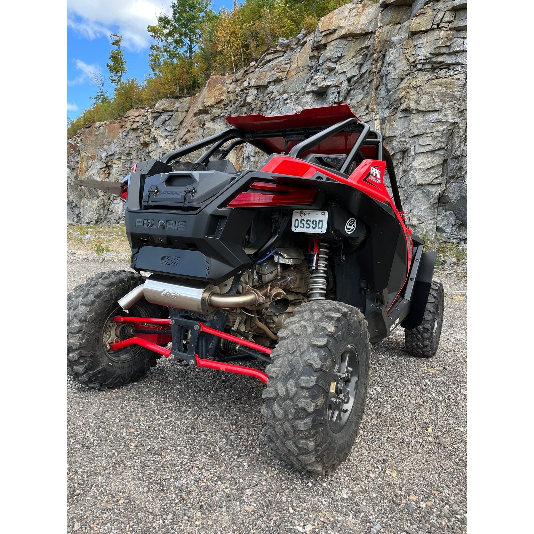 Polaris RZR Pro XP / Turbo R Sport Muffler | GGB Exhaust