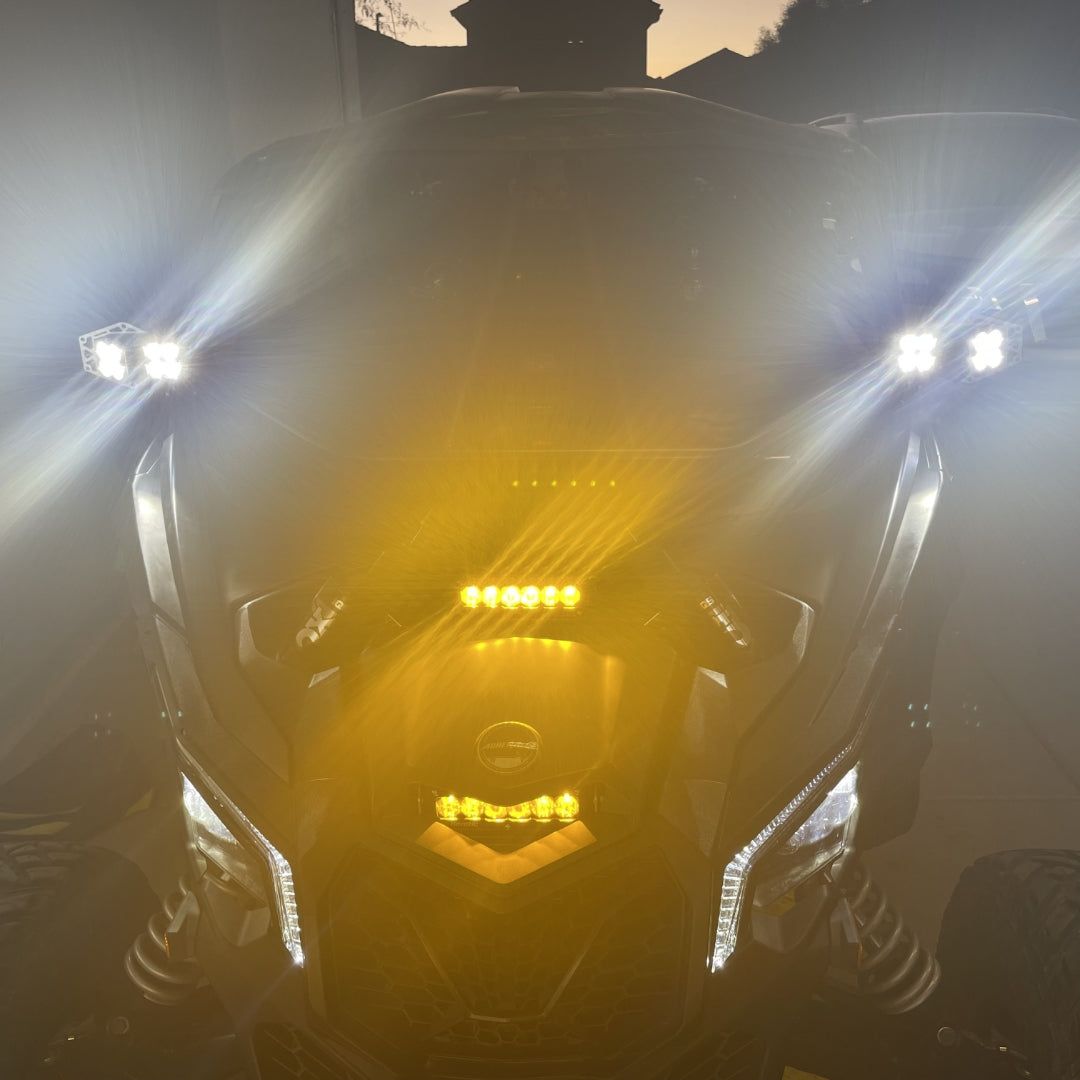 Can Am X3 Shock Tower 10" LED Light Bar | Heretic