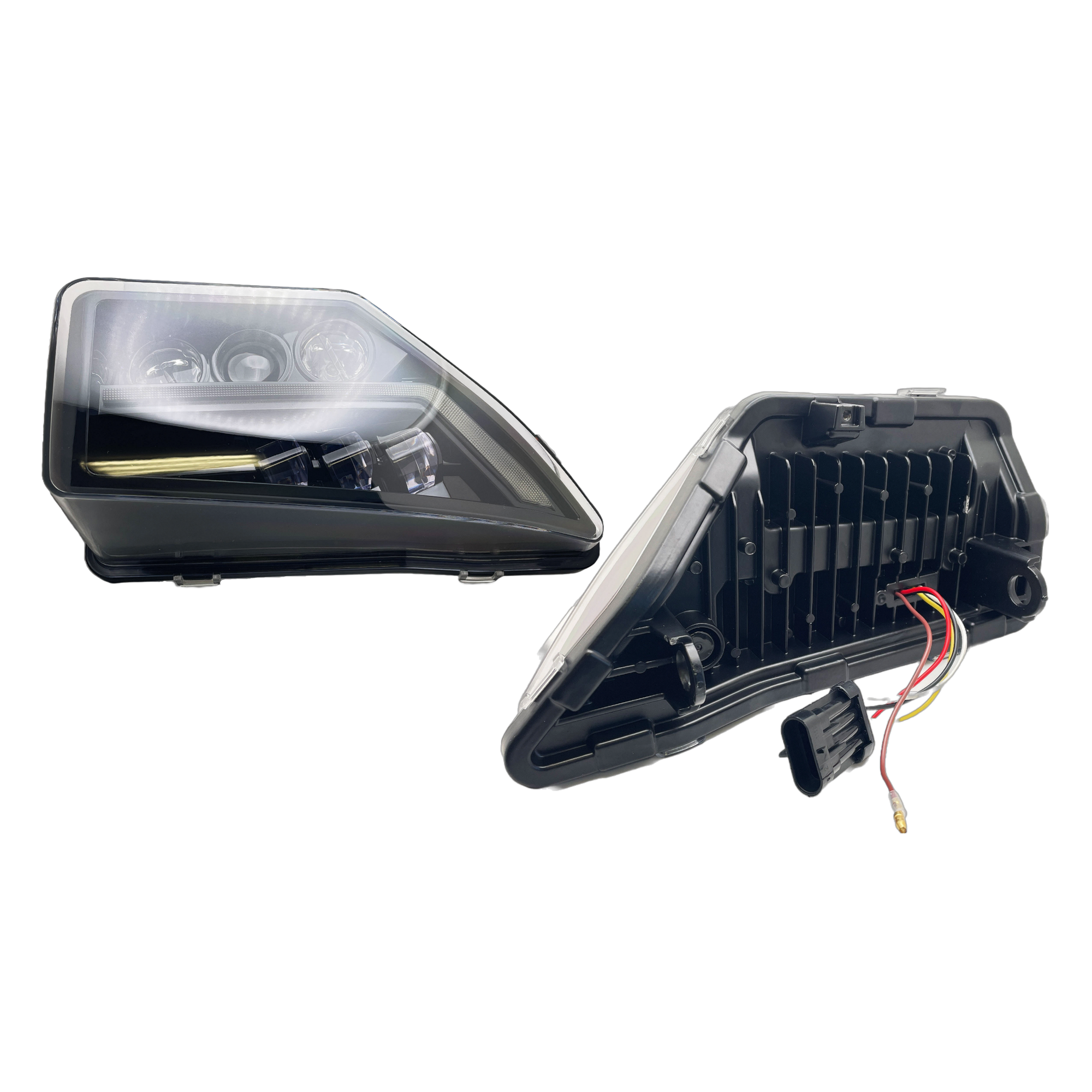 Kawasaki KRX Replacement Headlight Set with Harness | WD Electronics