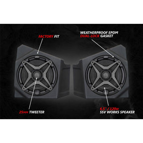Kawasaki KRX A-Spec 5 Speaker Audio Kit | SSV Works