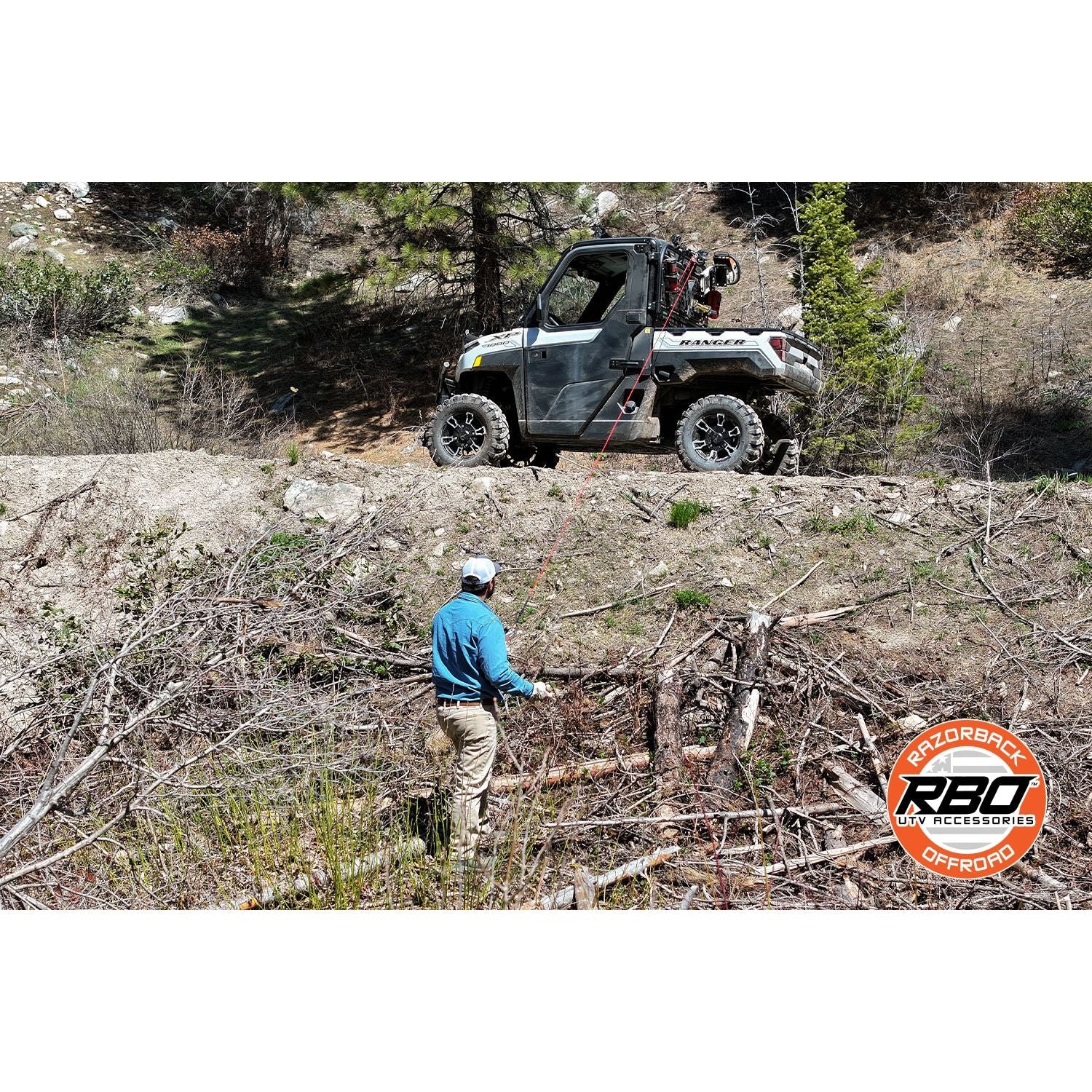 Polaris Ranger XP 1000 SidePuller Winch Rack | Razorback Offroad