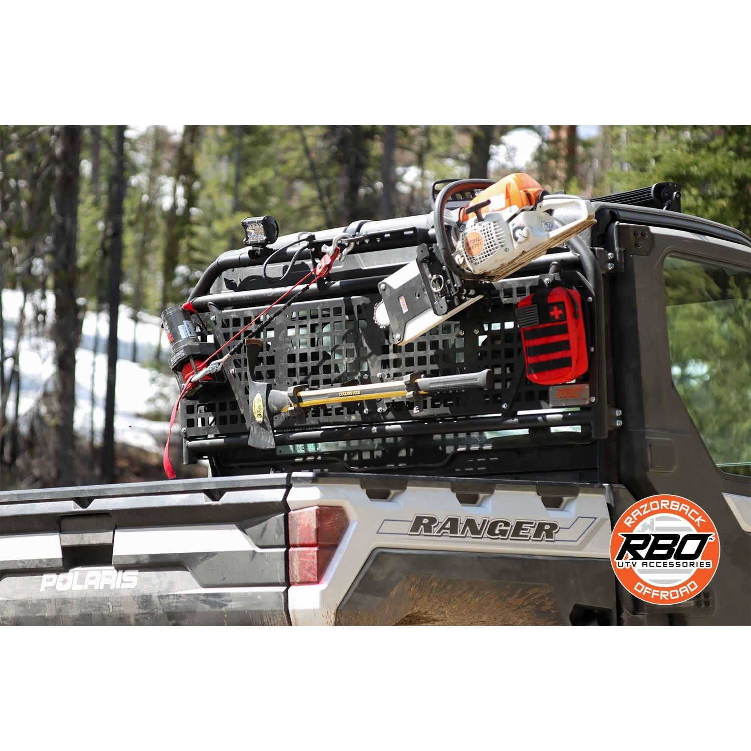 Polaris Ranger XP 1000 SidePuller Winch Rack | Razorback Offroad