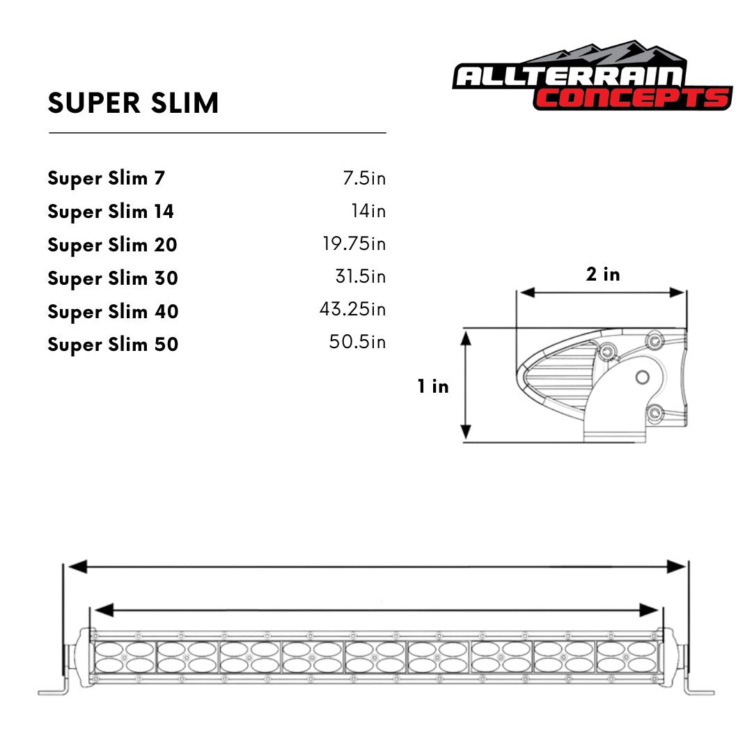 SUPER SLIM SERIES Light Bars