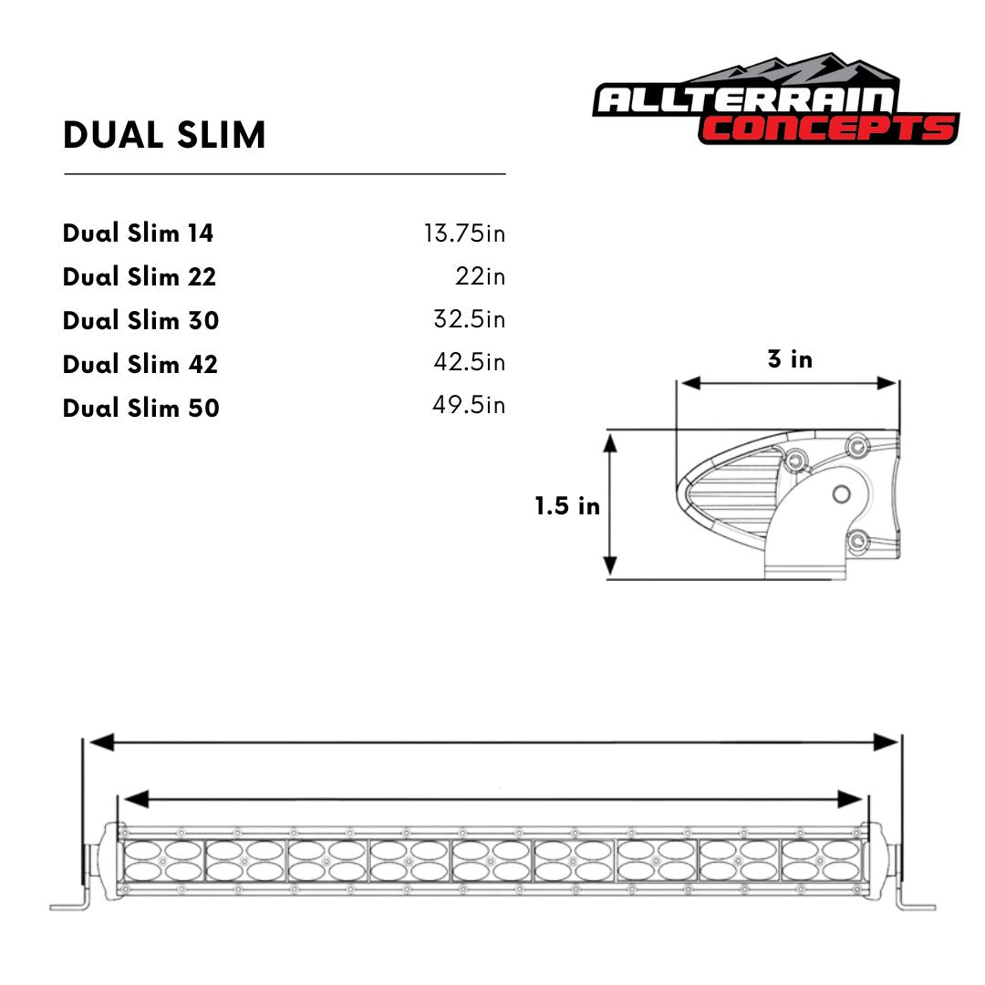 DUAL SLIM SERIES Light Bars