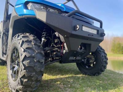 Defender Front Bumper and Brush Guard