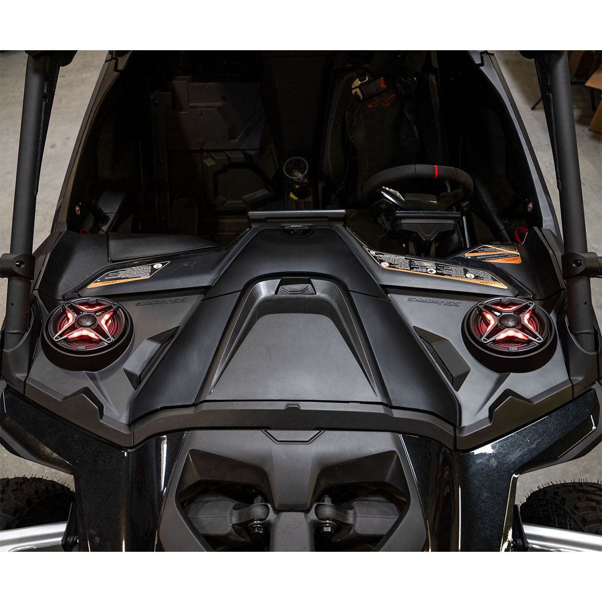 Can Am Maverick R Front Dash 6.5" Speaker Panels | SSV Works