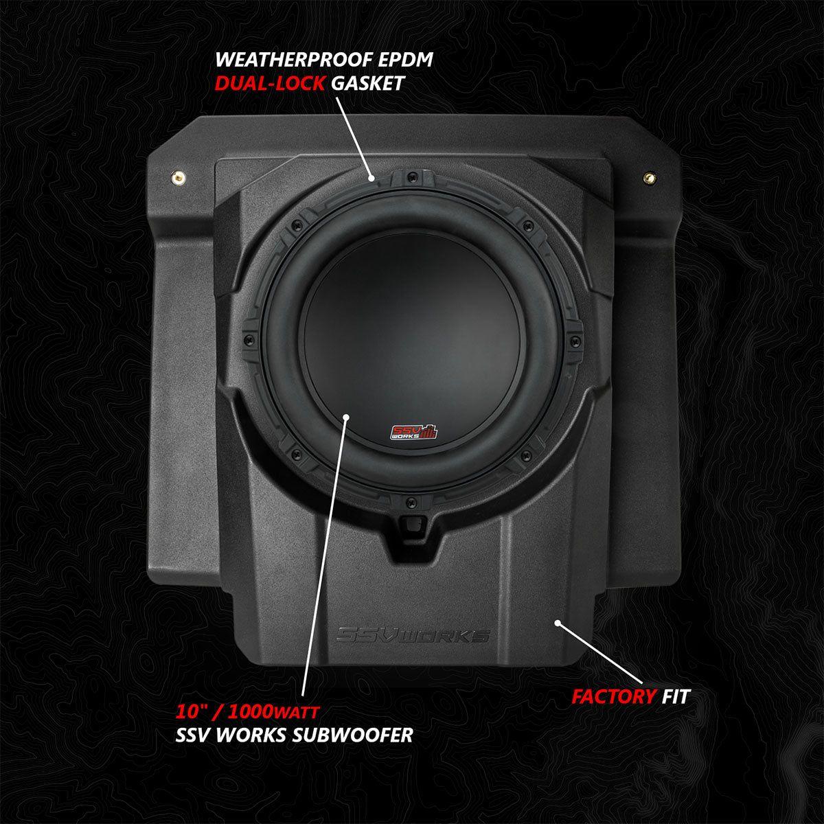 Can Am Maverick R Phase-5 V-Spec 1650watt 6-Speaker System | SSV Works