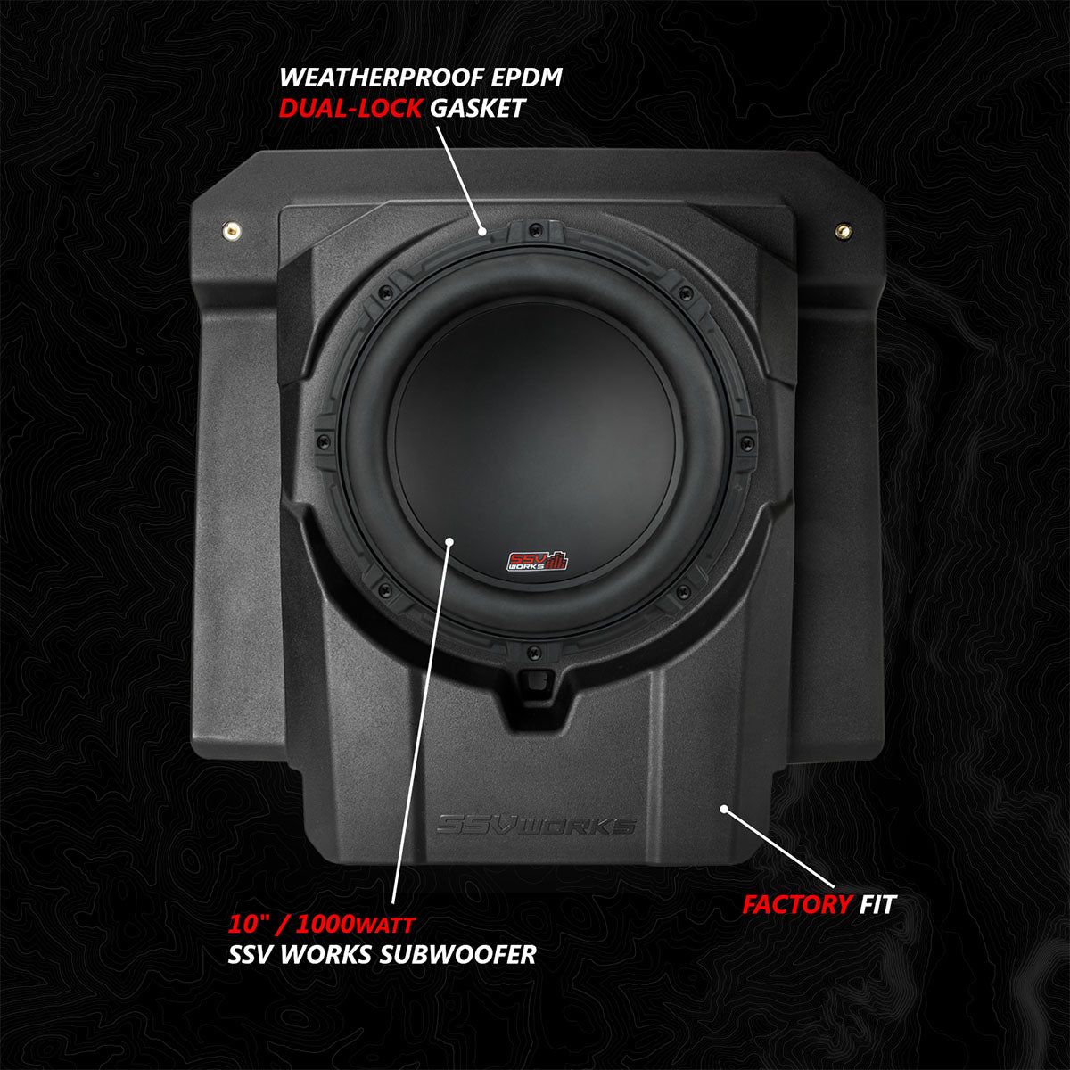 Can Am Maverick R Phase-4 A-Spec 800watt 5-Speaker System | SSV Works