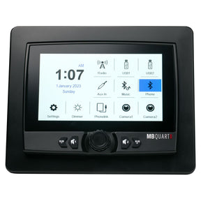 7" Waterproof Touchscreen CarPlay Source Unit