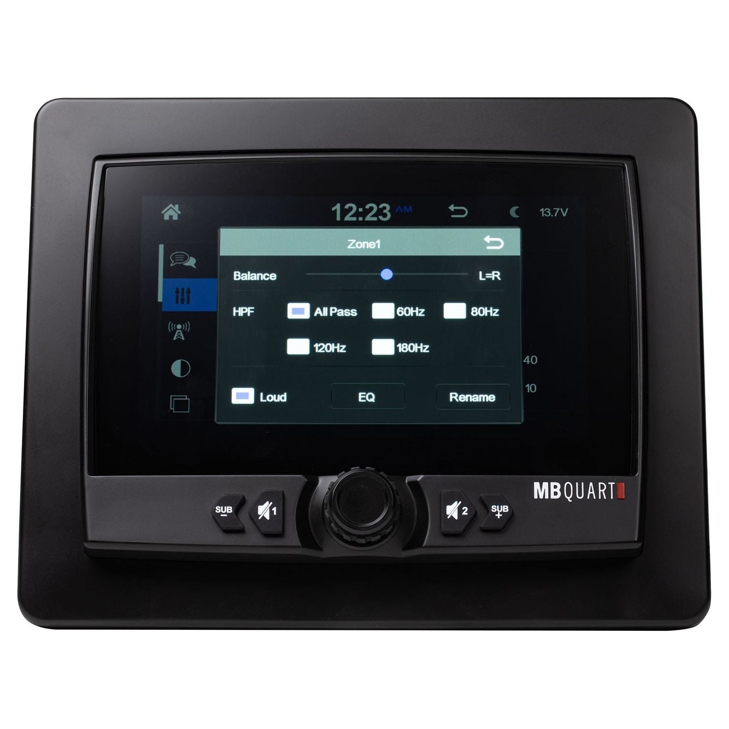 7" Waterproof Touchscreen CarPlay Source Unit