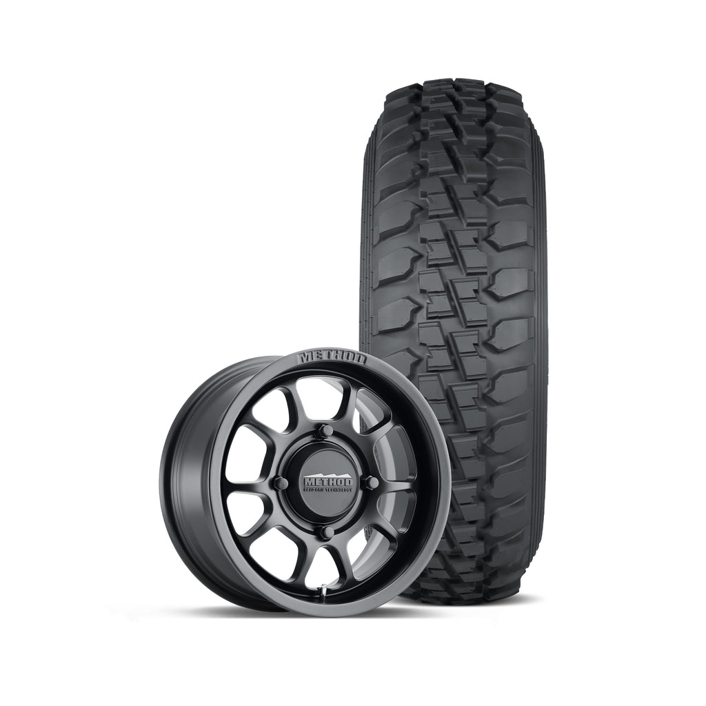409 Bead Grip Wheel (Matte Black) + DS Tire | Method Race Wheels