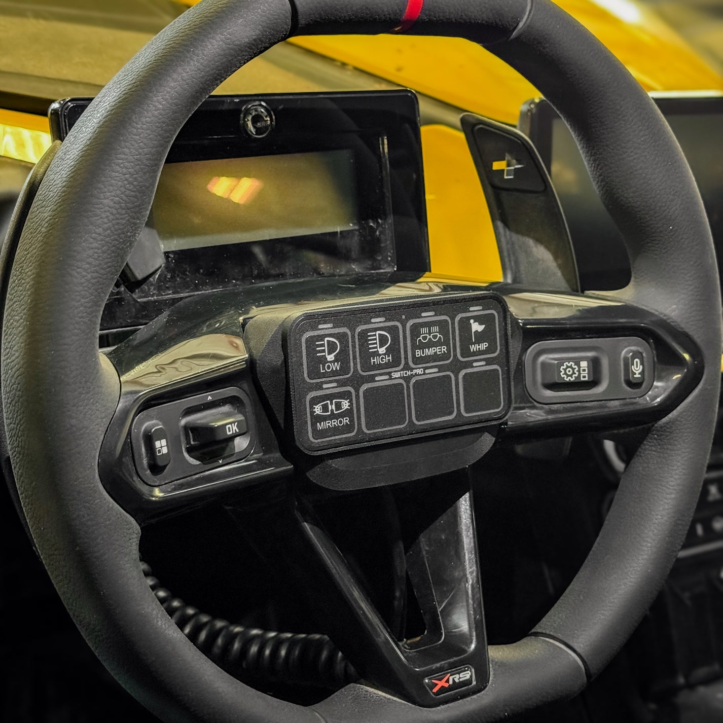 Can Am Maverick R Switch-Pro Steering Wheel Mount | MTS Off-Road