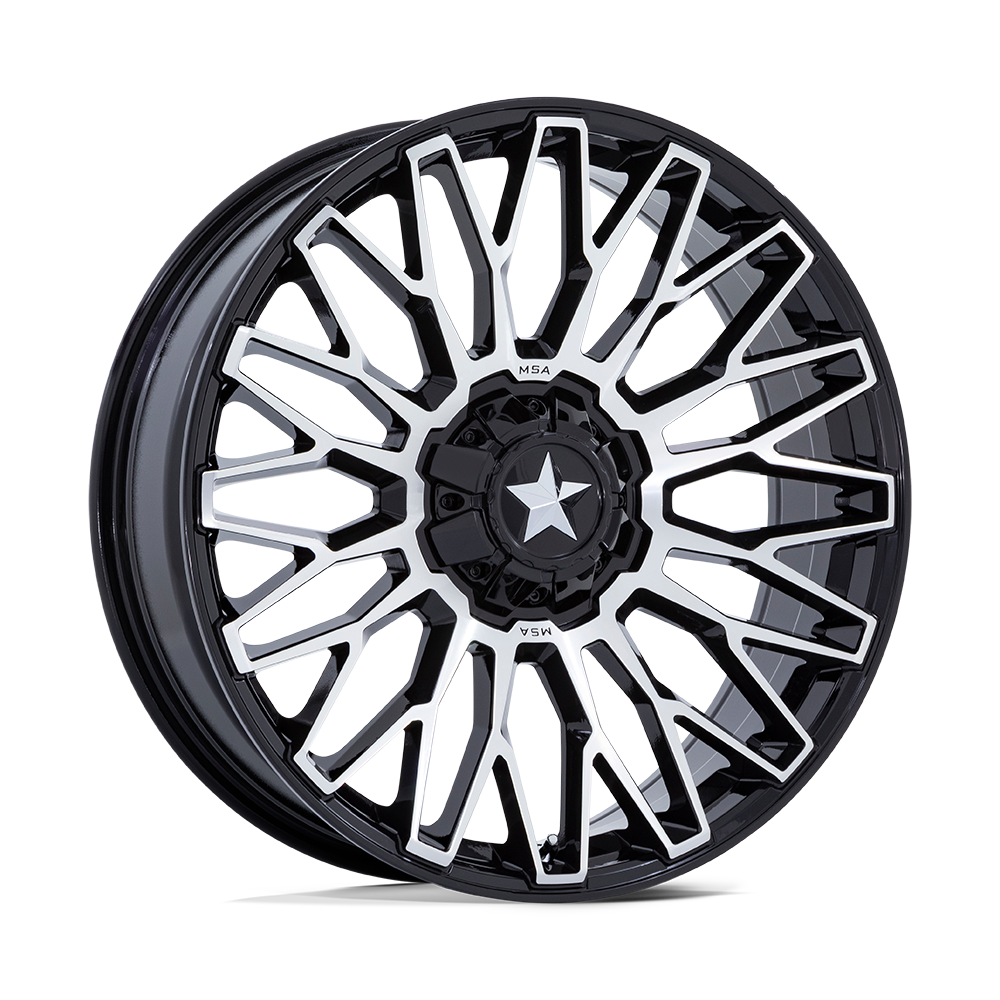 M50 Clubber Wheel (Gloss Black/Machined) | MSA Wheels