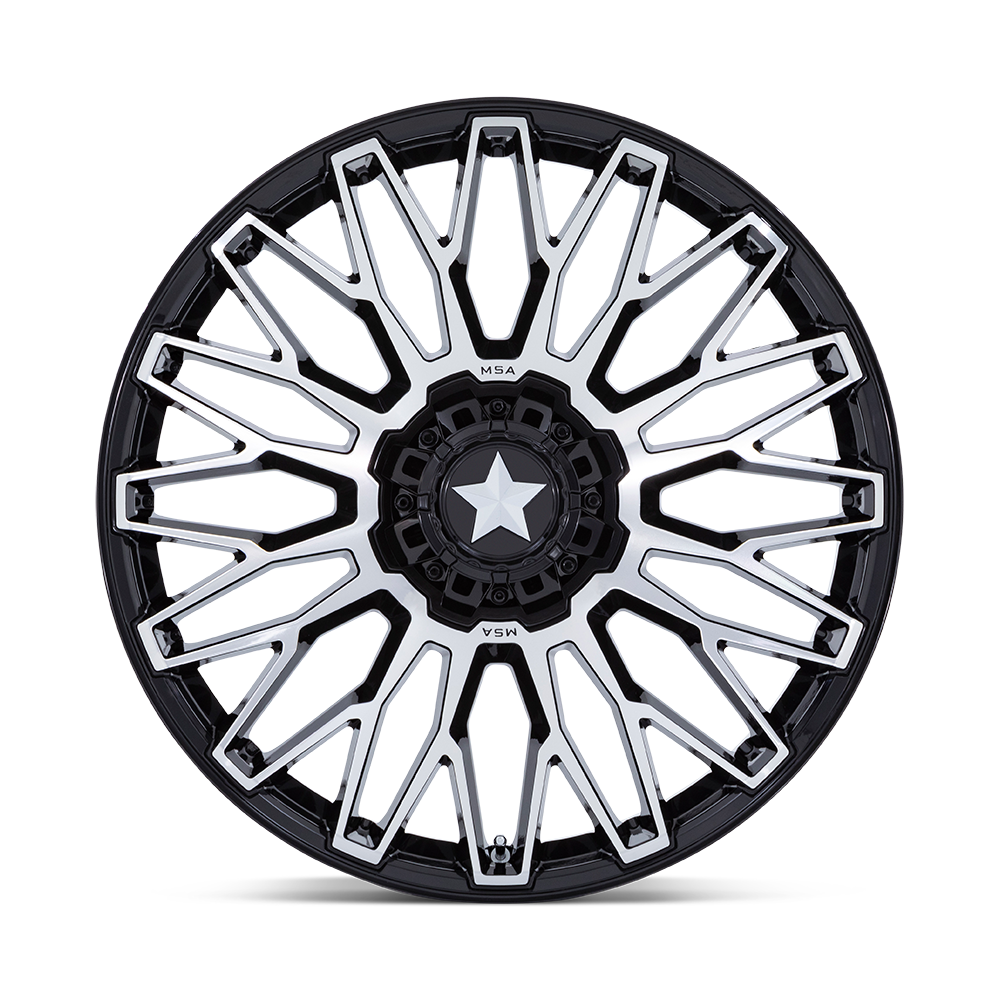 M50 Clubber Wheel (Gloss Black/Machined) | MSA Wheels