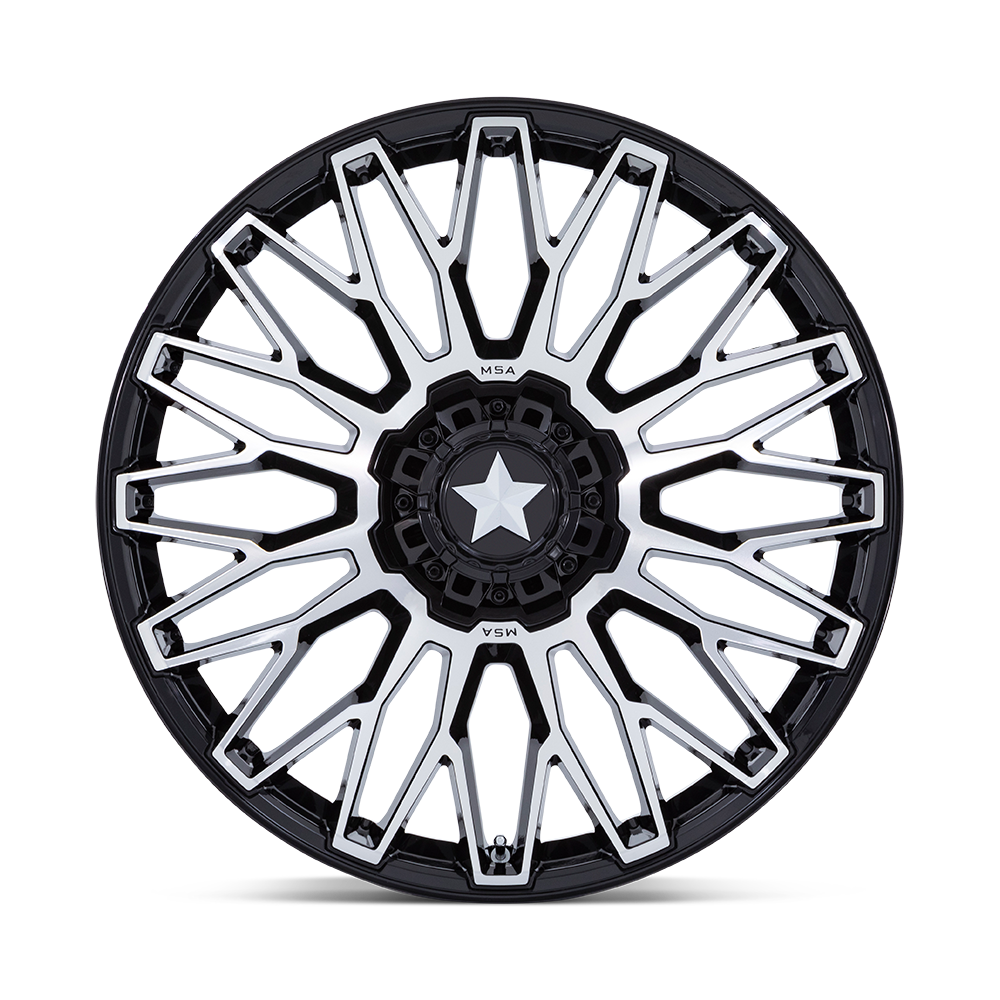 M50 Clubber Wheel (Gloss Black/Machined) | MSA Wheels