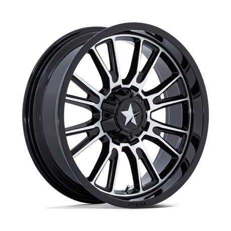 M51 Thunderlips Wheel (Gloss Black/Machined) | MSA Wheels