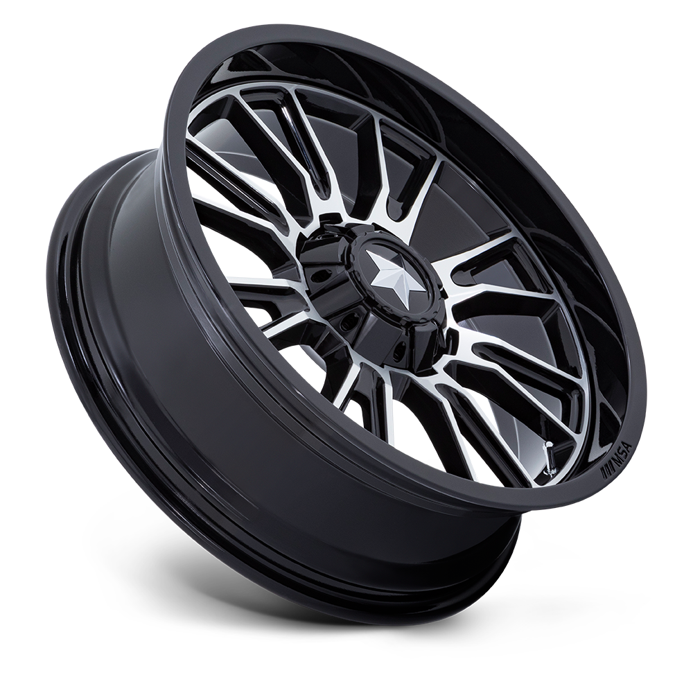 M51 Thunderlips Wheel (Gloss Black/Machined) | MSA Wheels