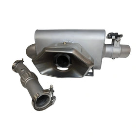 Can Am Maverick R Full 3" Exhaust with Side Dump