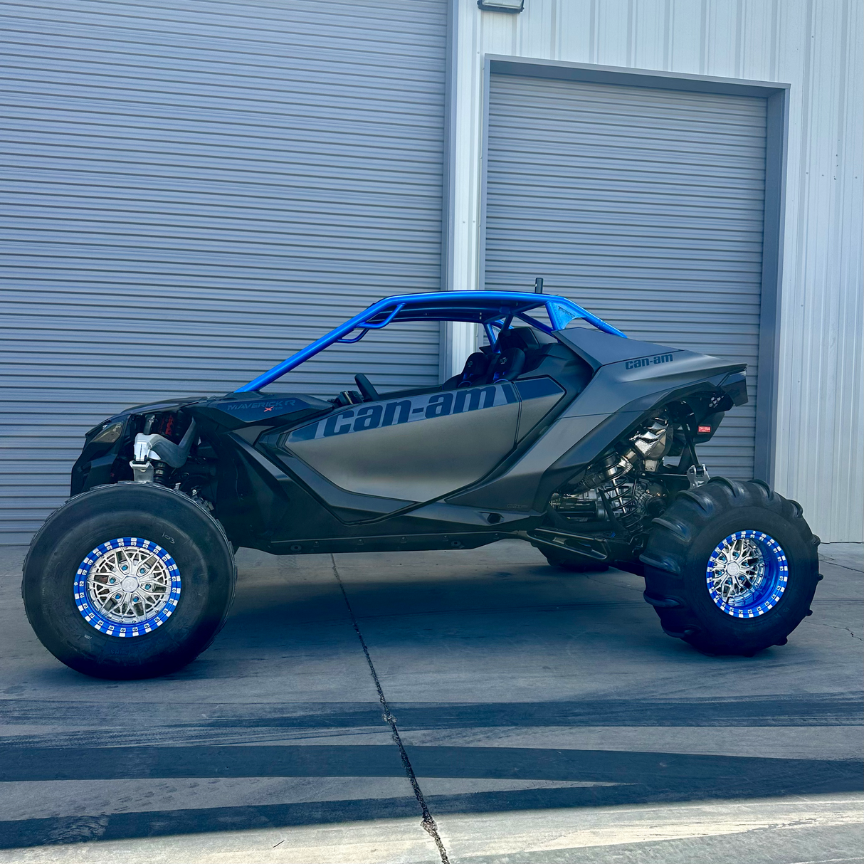 Can Am Maverick R Raw Roll Cage with Roof | TMW Off-Road