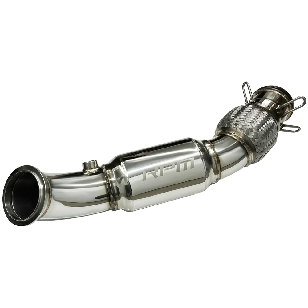 Can Am Maverick R Turbo 3" Big Mouth Mid Pipe with 6" Resonator | RPM Powersports