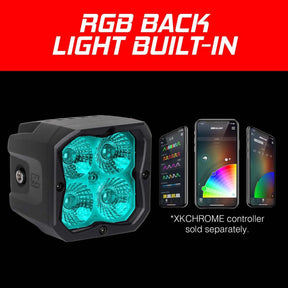 C3 Cube RGB Pod Lights (Pair) | XK Glow
