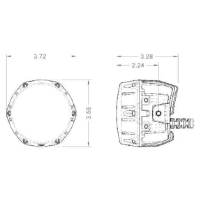 Quatro SAE LED Light Pods (Pair) | Nacho