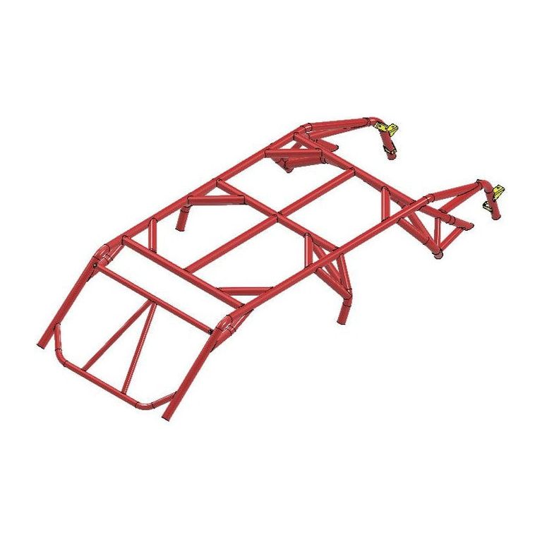 Polaris RZR Pro R (4-Seater) RivTab DIY (Weld Yourself) Roll Cage Kit | Houser Racing