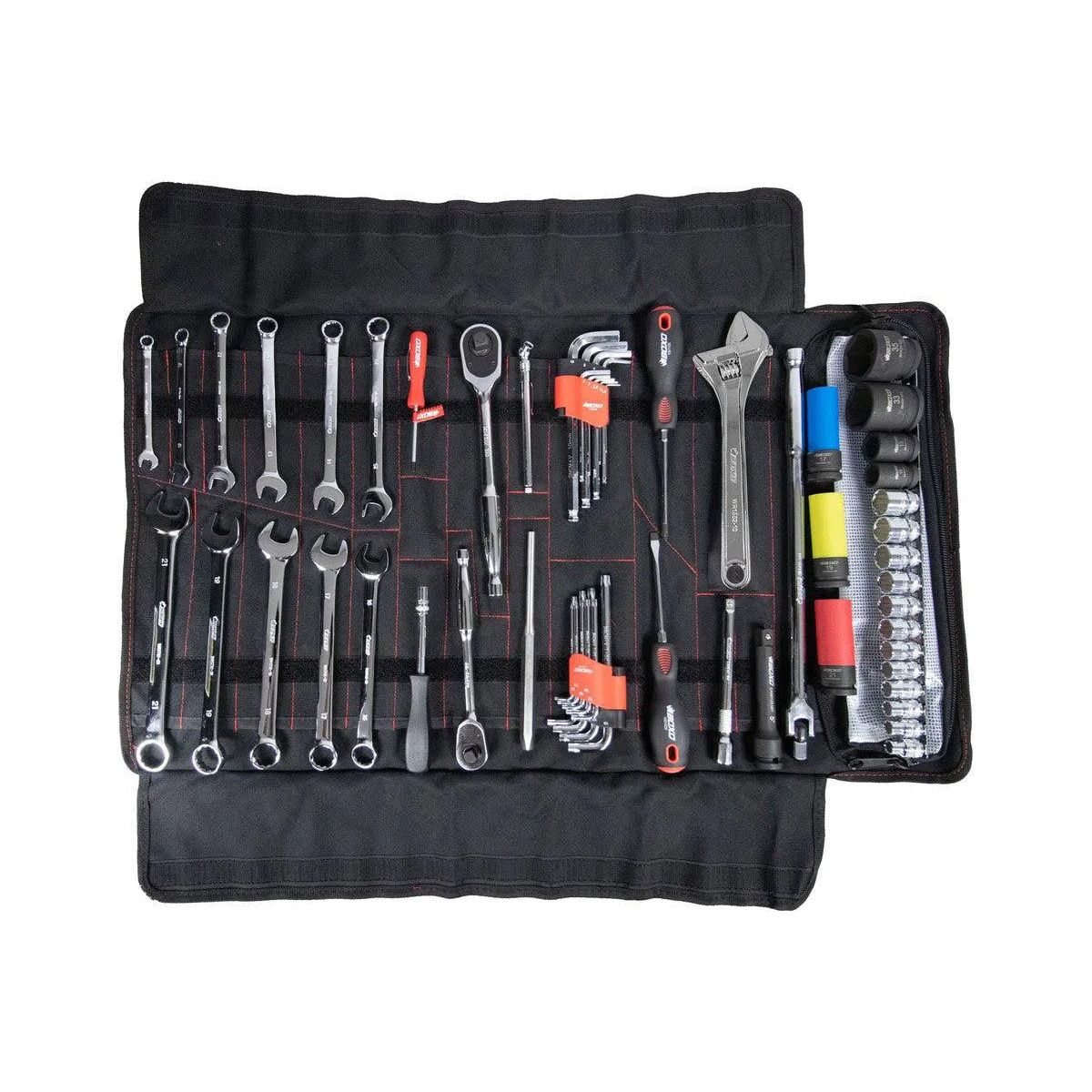 Off-Road Bag 80-Piece Off-Road Tool Bag and Tool Roll