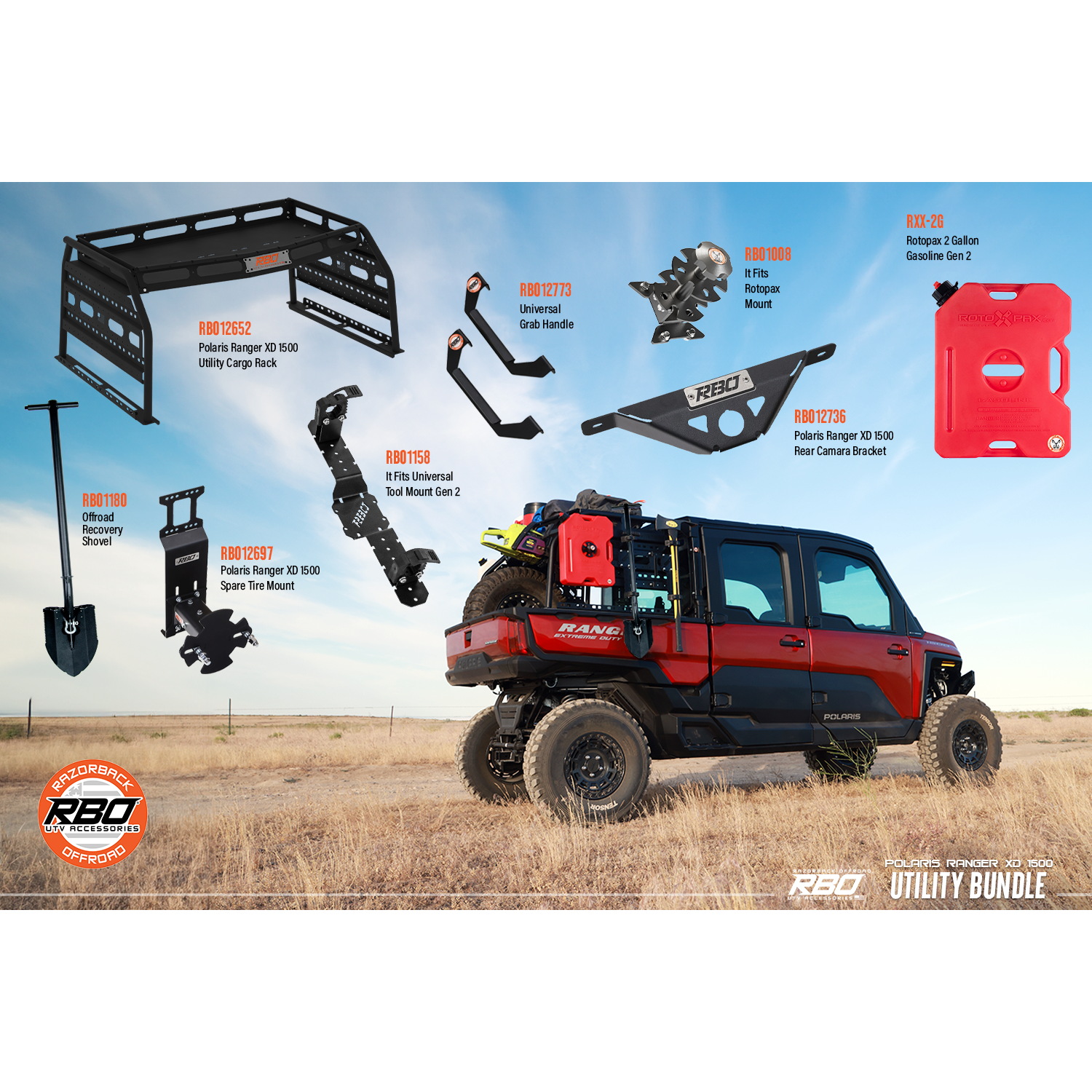 Polaris Ranger XD 1500 Utility Bundle | Razorback Offroad