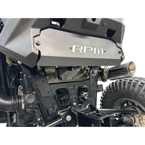 Polaris RZR Pro XP / Turbo R Rear Fascia Delete Shield / Muffler Cover | RPM Powersports