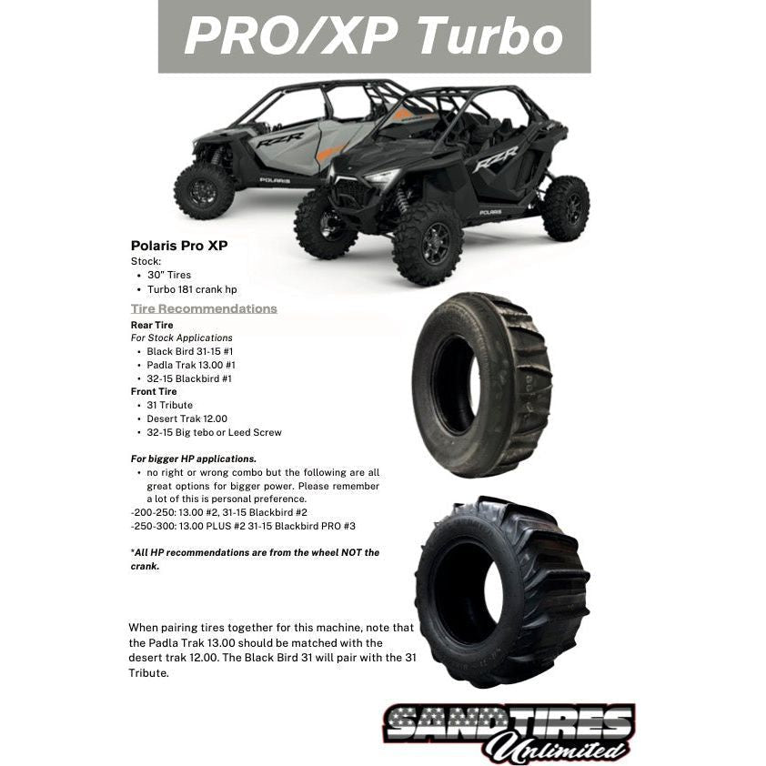 Padla Trak 13.00 Rear Sand Tire | Sand Tires Unlimited