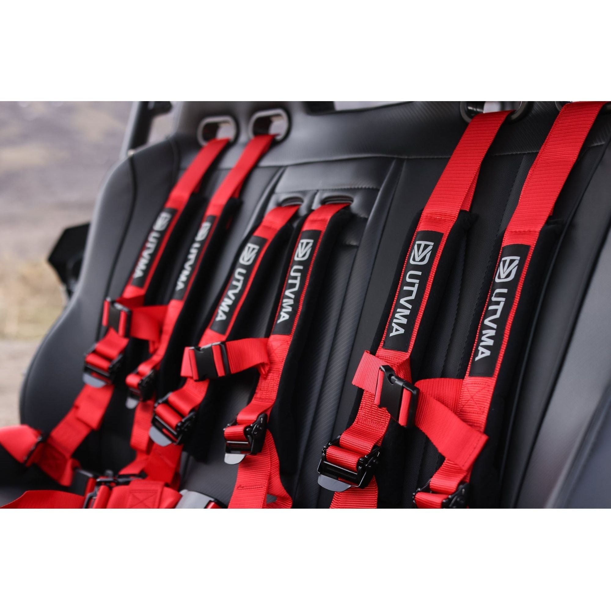 Polaris RZR XP Front / Rear Bench Seat with Harnesses | UTVMA