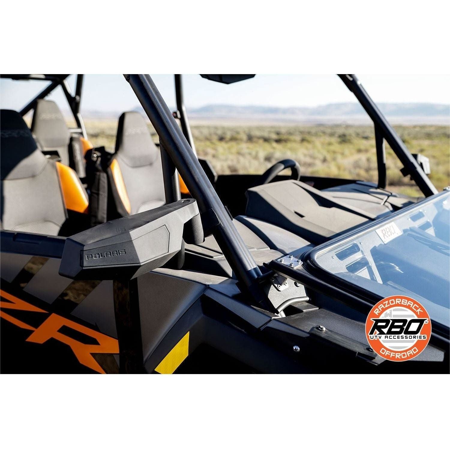 Polaris RZR XP Folding Windshield | Razorback Offroad