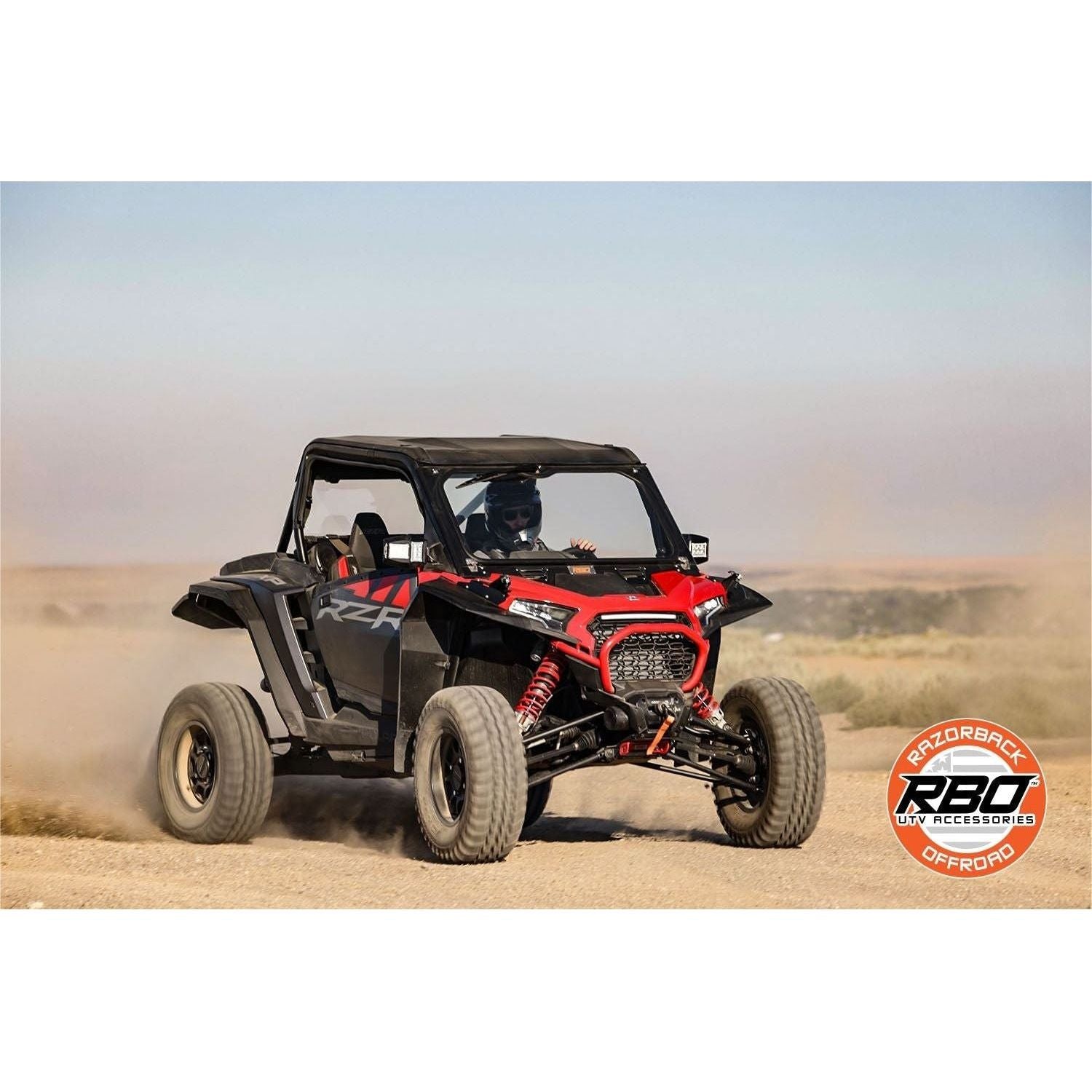 Polaris RZR XP Folding Windshield | Razorback Offroad