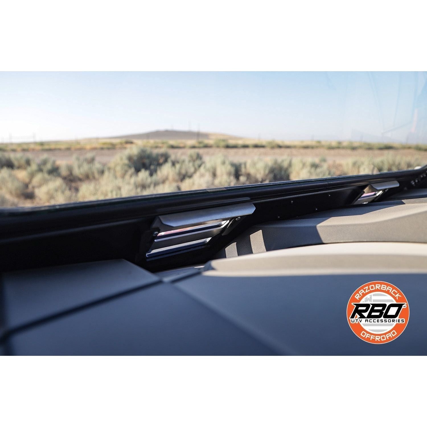 Polaris RZR XP Folding Windshield | Razorback Offroad