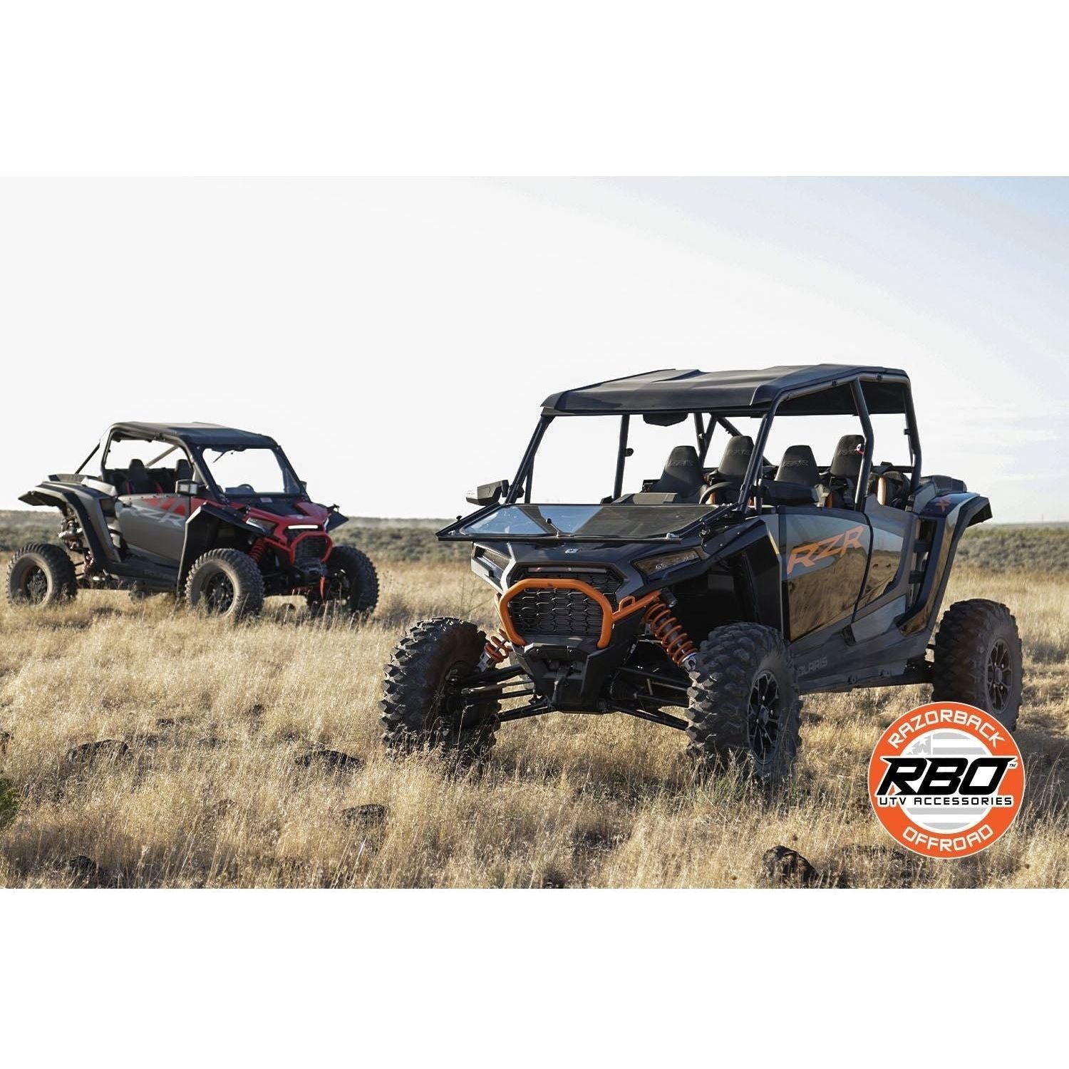 Polaris RZR XP Folding Windshield | Razorback Offroad