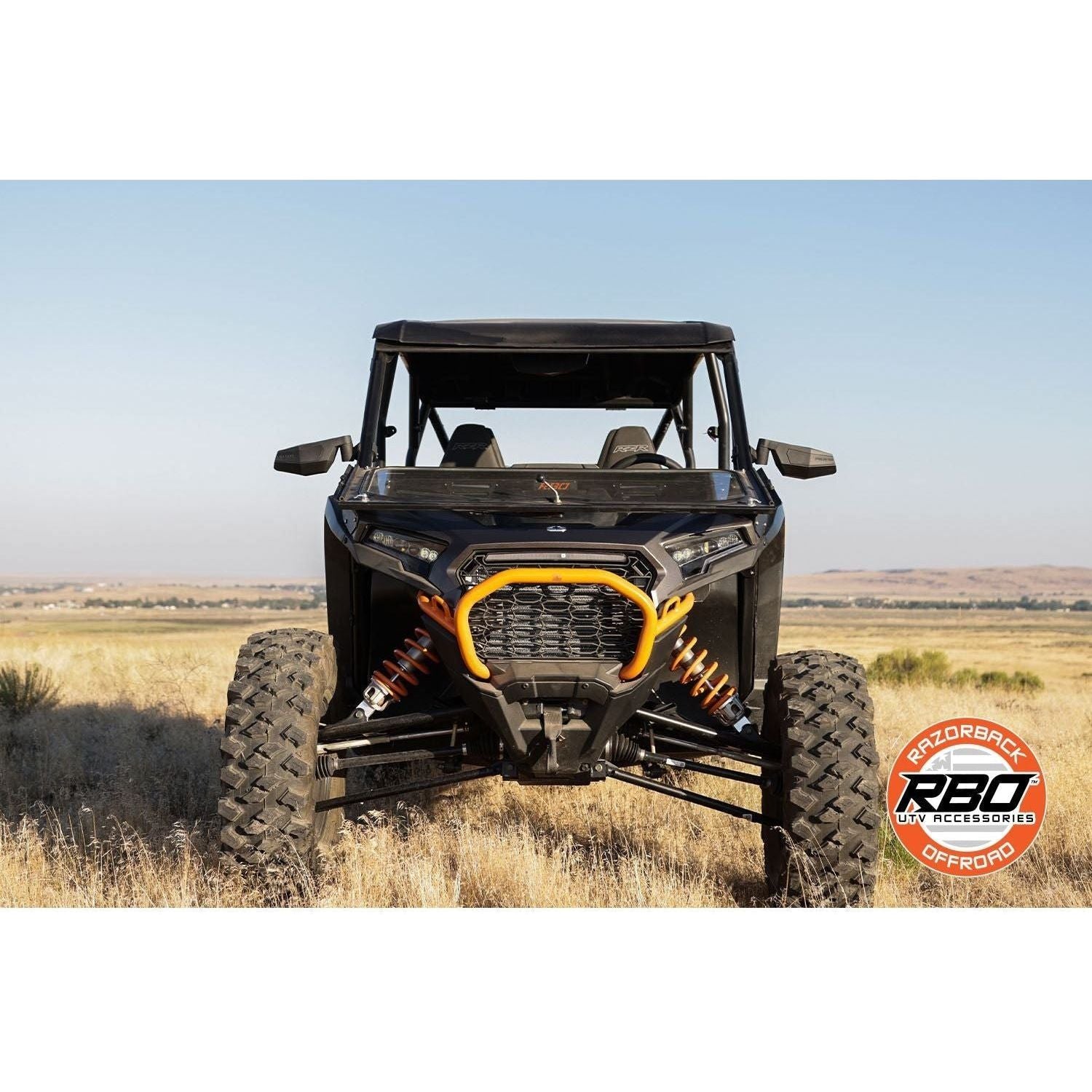 Polaris RZR XP Folding Windshield | Razorback Offroad