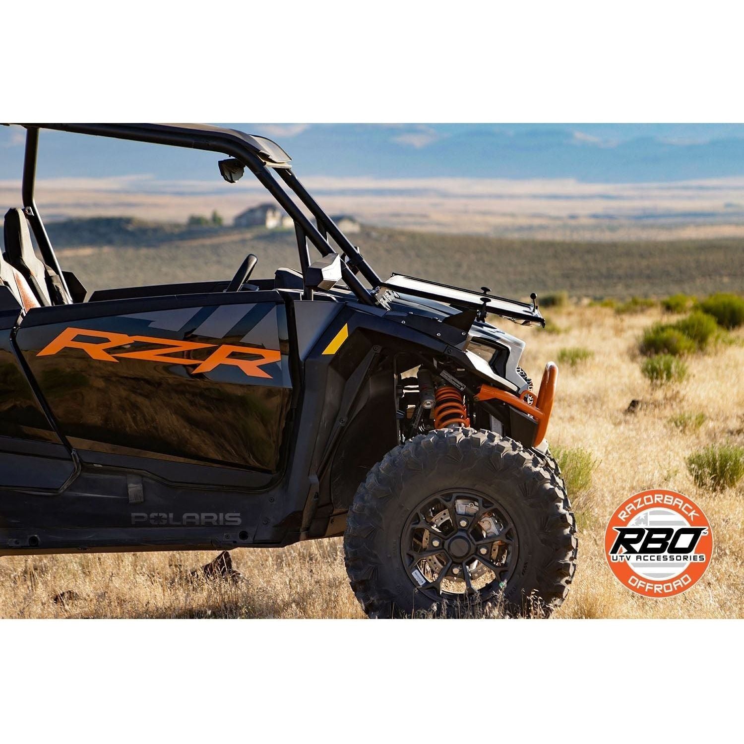 Polaris RZR XP Folding Windshield | Razorback Offroad