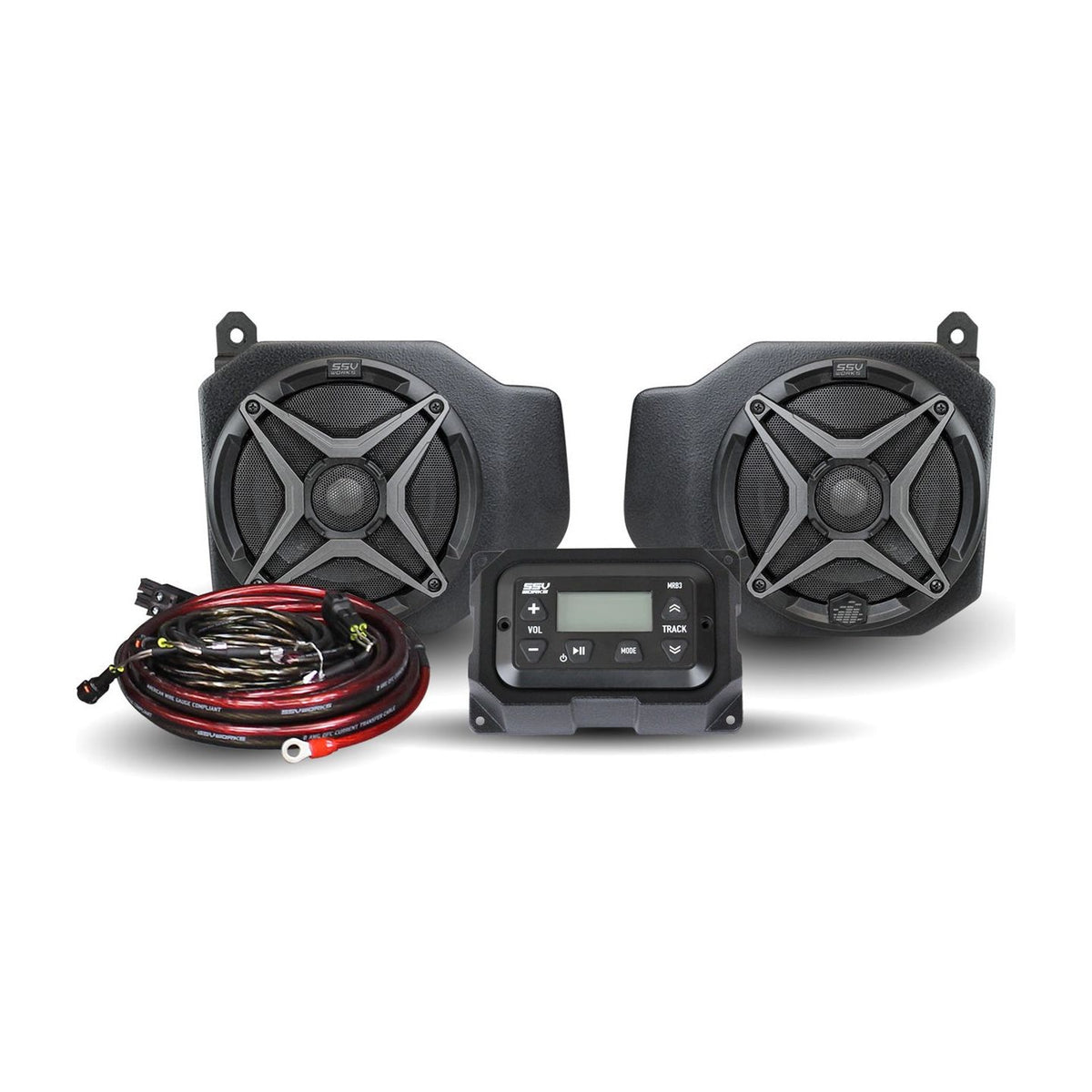 Polaris Ranger XP 1000 2 Speaker Audio System | SSV Works