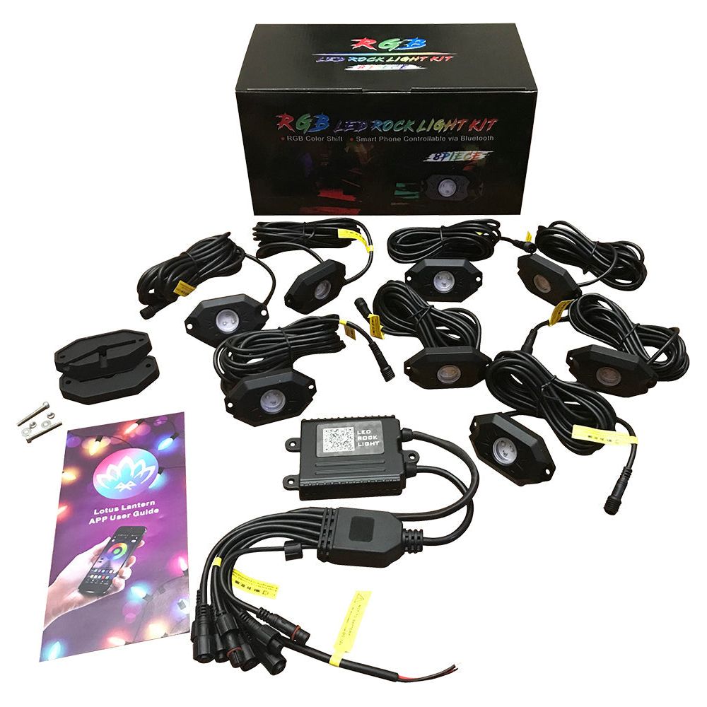 RGB Rock Lights (8-Piece) | Southern Trails