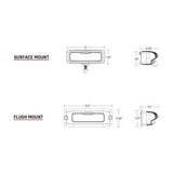 SR-Q Series PRO Flush Mount Backup Light Kit | Rigid Industries