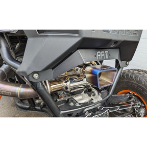 Polaris RZR Pro R Rear Fascia Delete Trim Shield / Muffler Cover | RPM Powersports