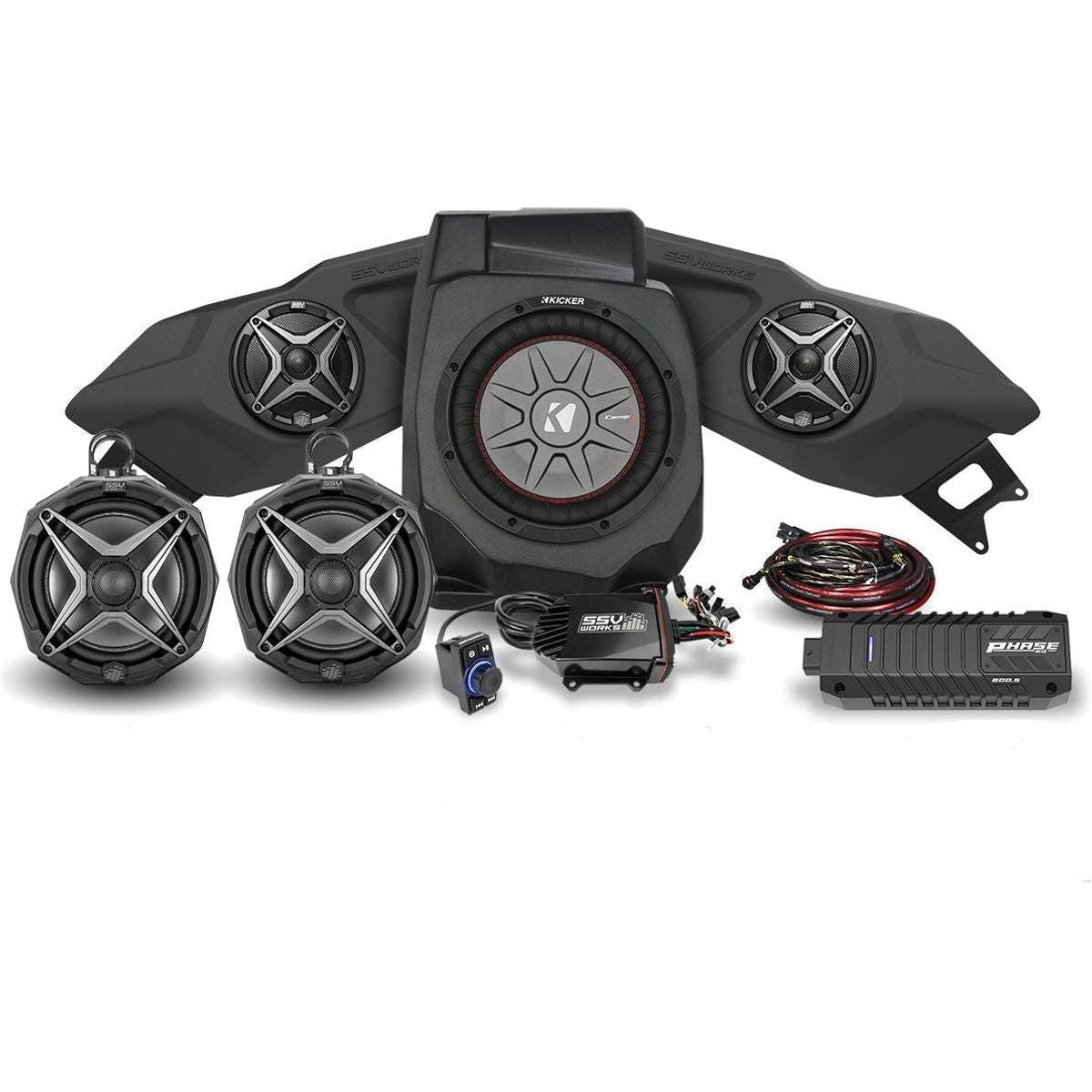 Polaris RZR Pro / Turbo R Phase X 5-Speaker Audio System | SSV Works