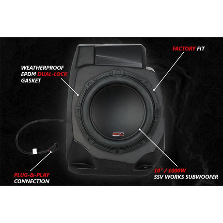 Polaris RZR Pro / Turbo R 3-Speaker Audio System with Head Unit | SSV Works