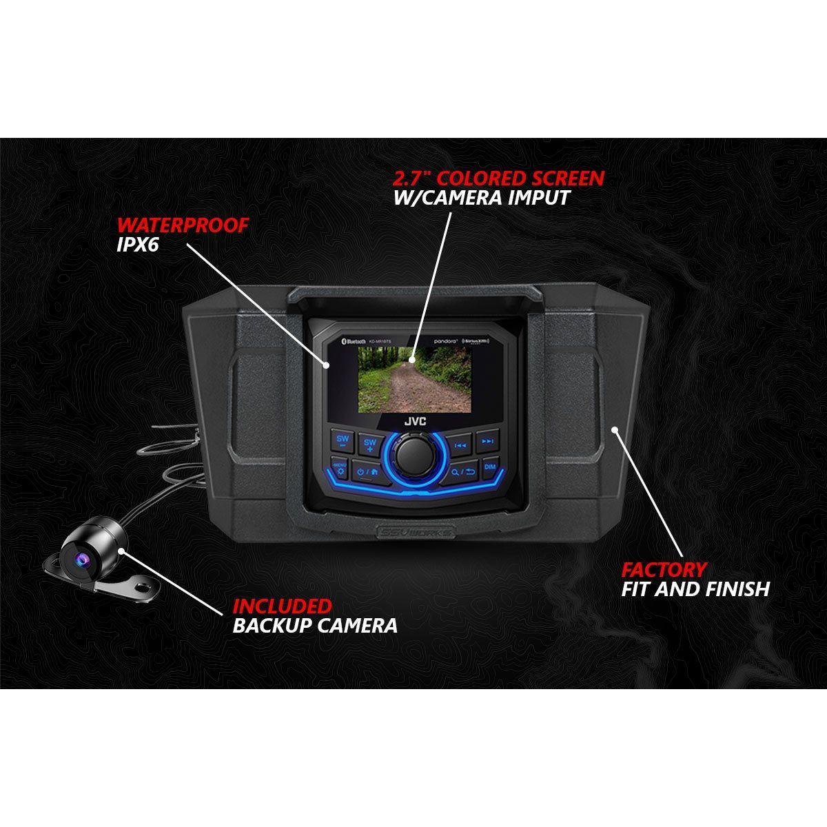 Polaris RZR Pro / Turbo R 3-Speaker Audio System with Head Unit | SSV Works