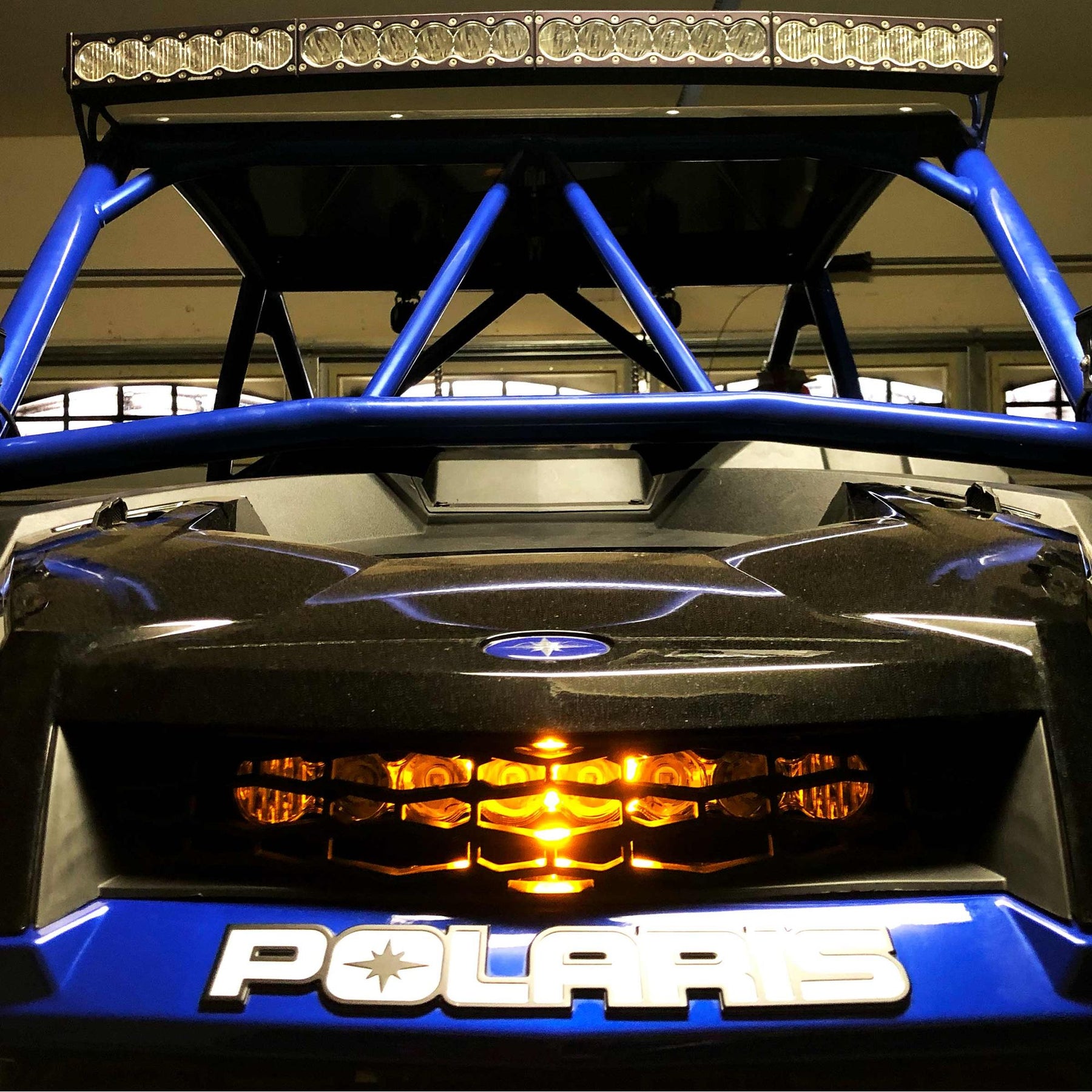 Polaris RZR XP 1000 / Turbo / Turbo S Single Row Grill Led Light Bar Mounts